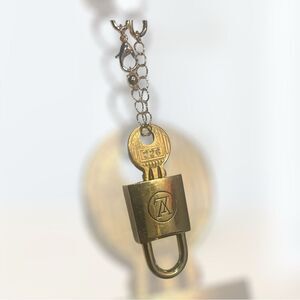 Gold LV Lock and Key Louis Vuitton #226